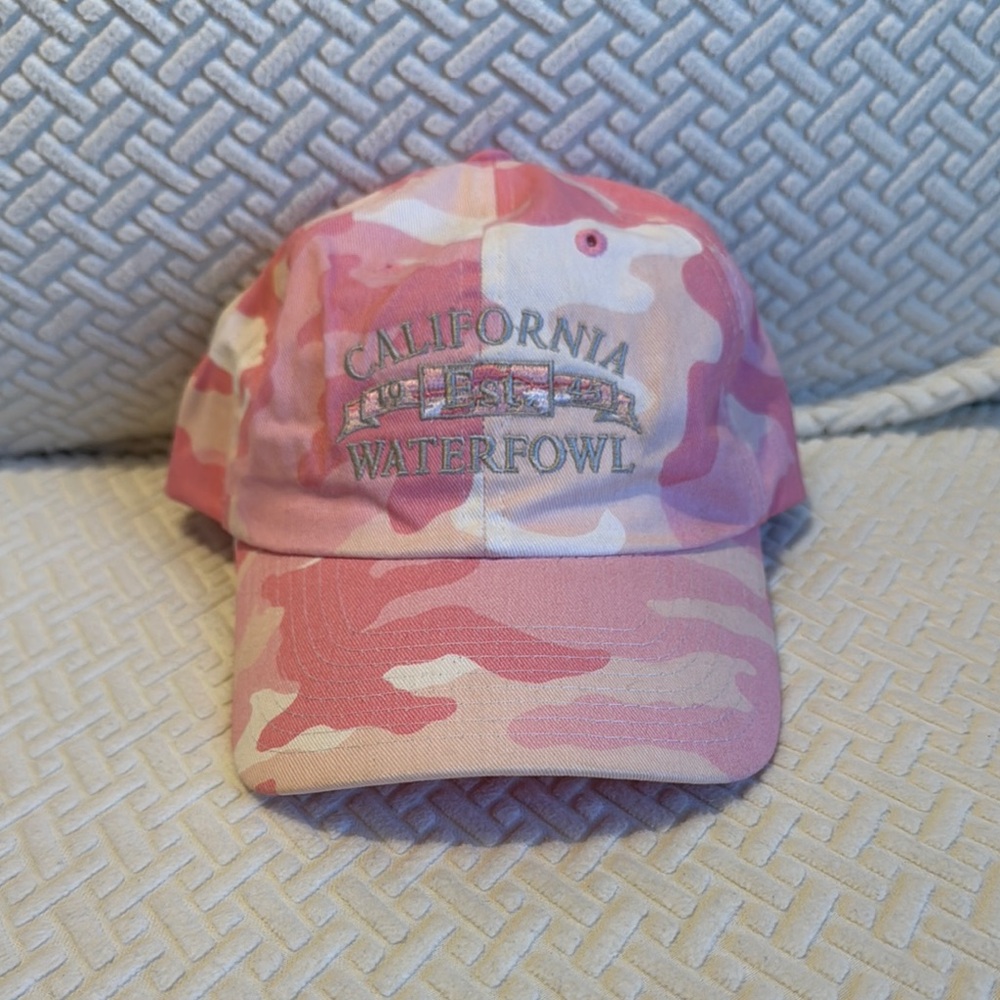Pink Camo California Waterfowl Cap